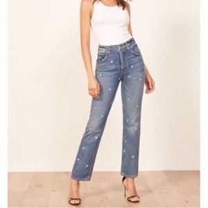 Reformation Daisy Jean High Waisted, size 27